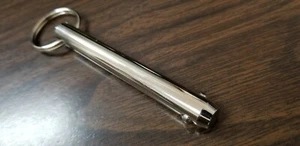 Quick Release Ring Detent Pin 3 1/8" x 3/8" - Picture 1 of 5