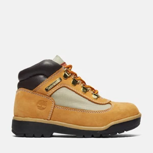Timberland Junior Field Boot Kids Size 5.5 M Lace Up Color Wheat Boys Girls - Picture 1 of 9