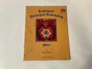 **Folio 1** Traditional Norwegian Rosemaling Technique Color Trace Pattens Craft - Picture 1 of 5