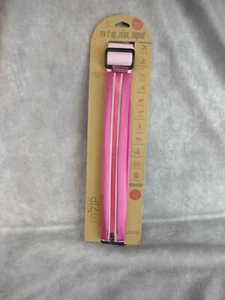 FITKICKS FitZip Taille/Bauchtasche rosa verstellbar Gummigürtel reflektierender Reißverschluss - Bild 1 von 2