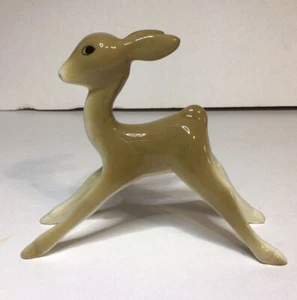 England Deer Figurine Standing Porcelain Brown White Black 4 3/8 In x 5 1/4 In - Picture 1 of 12