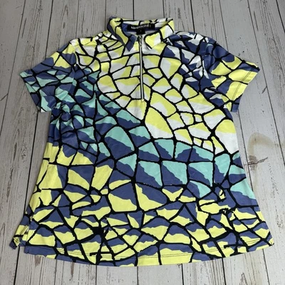 Camisa de tenis de golf de manga corta Simplicite by JAMIE SADOCK para mujer mediana Foto 1 de 4