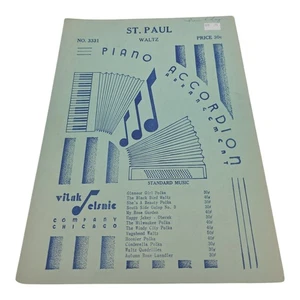 St. Paul Walzer Klavier Akkordeon Bearbeitung Noten - Bild 1 von 2