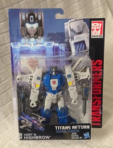 Transformers Titans Return Master Xort & Highbrow Autobot Deluxe Class Figure - Foto 1 di 3