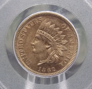 1862 Indian Head Cent Penny 1c PCGS MS62 #972 Unc Uncirculated ECC&C, Inc. - Picture 1 of 5