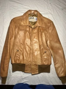 Woman’s Schott NYC Western Leather Jacket Size 40 - Picture 1 of 12