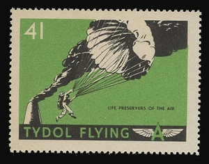TYDOL FLIEGEN "A" PLAKATMARKEN VON 1940 - #41, LEBENSRETTER DER LUFT - Bild 1 von 2