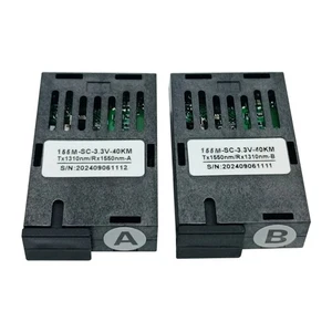 2 pary nadajnika-odbiornika 1X9 155Mb/S SC jednomodowy włókno simplex 1310/1550nm3627 - Zdjęcie 1 z 7
