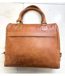 Neu Echtleder Schulter Handtasche Handtasche Beuteltasche für Frauen Mädchen Retro Top Griff - Bild 1 von 9