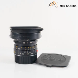 Leica Elmarit-M 24mm/F2.8 ASPH Black Lens Yr.1996 Germany #10793 - Picture 1 of 9