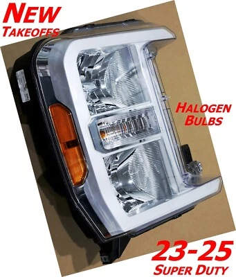 23-25 SUPER DUTY HALOGEN Headlight PC3Z13008H New Take Off Truck Right OEM - Image 1 of 4