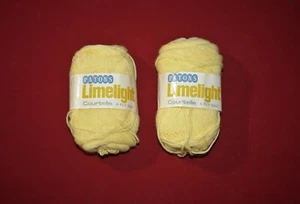 Hilo de bebé de acrílico amarillo limelight 4 capas para tejer ganchillo 5489 603 - Imagen 1 de 3