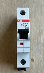 ABB S201P K2A CIRCUIT BREAKER 1 POLE 2A - Picture 1 of 4