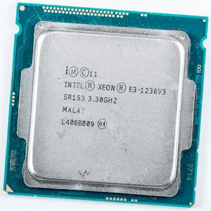 Intel Xeon E3-1230 v3 SR153 LGA1150 3.3GHz Quad Core Processor Grade C - Picture 1 of 3