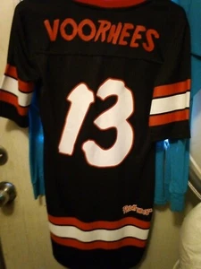 Friday The 13th Jason Voorhees Hockey Jersey 13 W/M sz S Bioworld Horror Movie - Picture 1 of 3