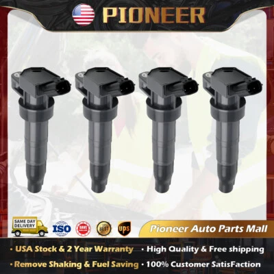 4XNew Quality Ignition Coil For Hyundai Genesis Santa Fe Sonata/Kia Optima UF611 Foto 1 de 4