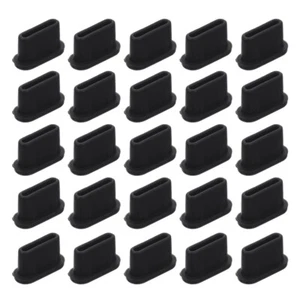 30 Pcs USB Write Blocker Type-C Dust Plug Plugs Cover Charging Port Protector - Afbeelding 1 van 12