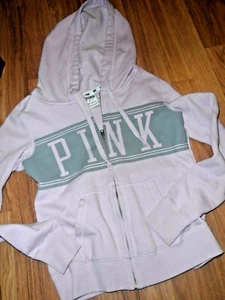 VS Victoria's secret PINK ~sweatshirt hooded hoodie XS - Picture 1 of 6
