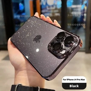 Custodia cellulare glitter di lusso taglia galvanica per iPhone 11 15 12 13 14 Pro Max Schut - Foto 1 di 5