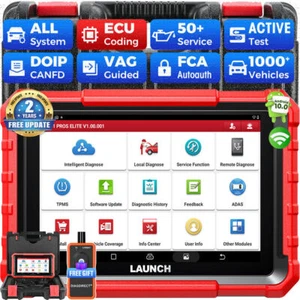2025 LAUNCH X431 PRO ELITE V+ PRO5 Car OBD2 Scanner Diagnostic Tools ECU Coding - Picture 1 of 18
