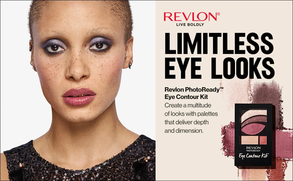 REVLON PHOTOREADY EYESHADOW LIDSCHATTEN FARBPALETTE LEUCHTENDE FARBEN & PRIMER - Bild 1 von 4