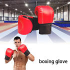 PU Leather Boxing Gloves For Adults MMA Sparring Punch Bag Training Gloves Red