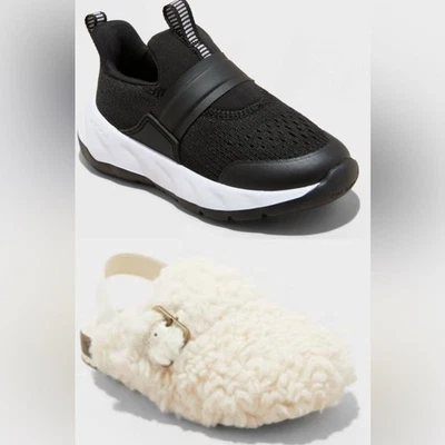 NUEVO CON ETIQUETAS DOS PARES Zapatillas sin cordones Dannie All In Motion + Cordones Cat & Jack Mila Foto 1 de 4