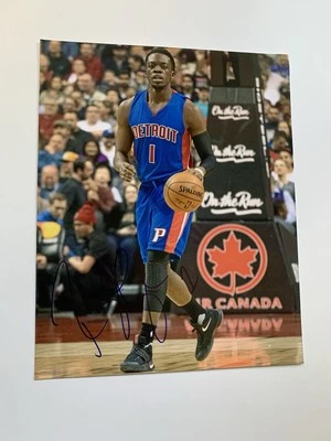 Фотография Реджи Джексона с автографом 8x10 Detriot Pistons баскетбол НБА - Изображение 1 из 2