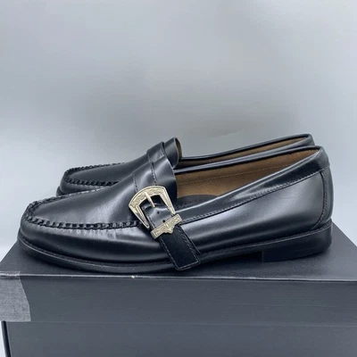 GH Bass Weejuns Marion Loafers Womens 9. EU 42 Black Buckle Boho Office NWB - Image 1 of 4