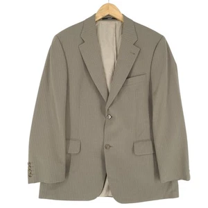 Digel Blazer Jacket Stretch Virgin Wool Beige Oi1 Size EU 50 UK/US 40S - Picture 1 of 10