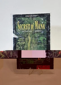 SNES Secret of Mana- Instruction Maunal Only-  1993 Original- Rough Condition  - Picture 1 of 2