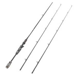 Camo Legend 2Piece 7 Feet Casting Rod 24 Ton Carbon Fiber Baitcasting with 2 Tip - Picture 1 of 9