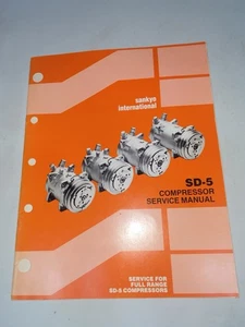 Sankyo International SD-5 Compressor Service Manual - Foto 1 di 6