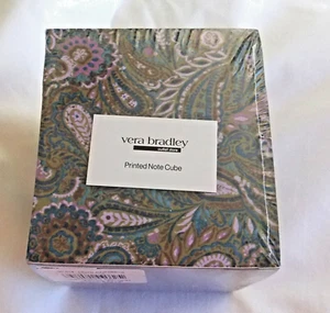 Vera Bradley BUTA SPRAY Paper cube 673 tear off sheets NWT Free Ship U.S. - Picture 1 of 3