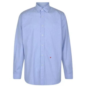 MOSCHINO X1B SHIRT – BLUE AND WHITE CHECK - 39/40" CHEST - BNWT - Picture 1 of 10