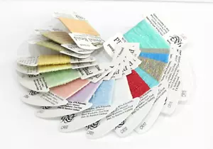Rainbow Gallery Crystal Braid Metallic Fiber Thread 16 cards Needlepoint Canvas - Picture 1 of 2