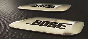 logo aluminium BOSE ovale autocollant X 2 - Bild 1 von 1