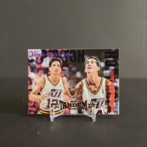 1994-95 Topps Stadium Club Hornacek - Stockton Back Court Tandem #277 Utah Jazz - Picture 1 of 2