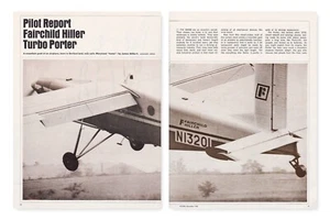 Fairchild Hiller Turbo Porter Aircraft Report 1/9/2023v - Picture 1 of 1