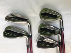 PRGR RED TITAN FACE Ladies Irons #7-9.P.S(5Clubs)/RED/Flex:M30/Iron set - Picture 1 of 9