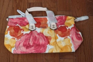 NWT Vintage Coach F21885 Ashley Multicolor Floral Print Satchel Handbag Purse  - Picture 1 of 6
