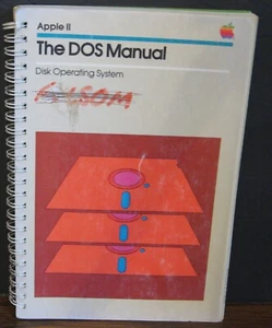 Apple II DOS 3.3 Manual - Spiral Bound - 1980 Vintage - Picture 1 of 6