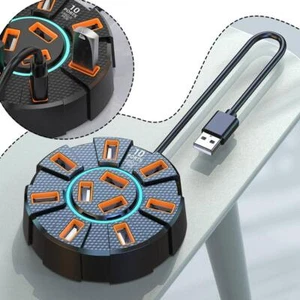 Hub USB 2'0 10 puertos adaptador divisor múltiple adaptador de corriente divisor USB de alta velocidad, `. - Imagen 1 de 21