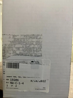 Compatible with Lexmark T650H11A Black Toner Ctg (T650H21A) - NEW SEALED - Image 1 of 2