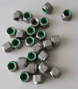 AN365C624A (25) 3/8 - 24 SS NYLOCK NUT - Picture 1 of 2