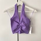 Urban Outfitters Seamless Stretch Jackie Ruched Halterneck Top Size M Medium