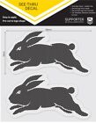 South Sydney Rabbitohs See Through Car Window Decal Sticker Birthday Xmas Gift