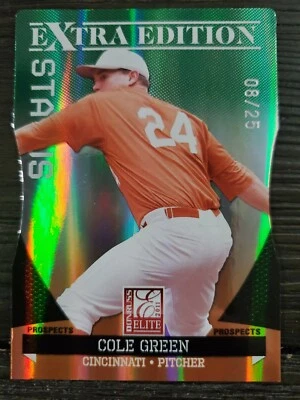 2011 DONRUSS ELITE ROOKIE EXTRA EDITION STATUS PROSPECT #08/25 #92 COLE GREEN - Image 1 of 2