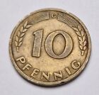 Pièce de monnaie 10 pfennig 1950 (G) Allemagne