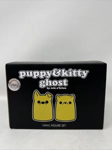 Gold Edition BIMTOY PUPPY & KITTY GHOST NYCC 2018 Exclusive by Reis O'brien - Picture 1 of 8